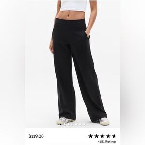 Athleta Black Venice High Rise Wide Leg Pants